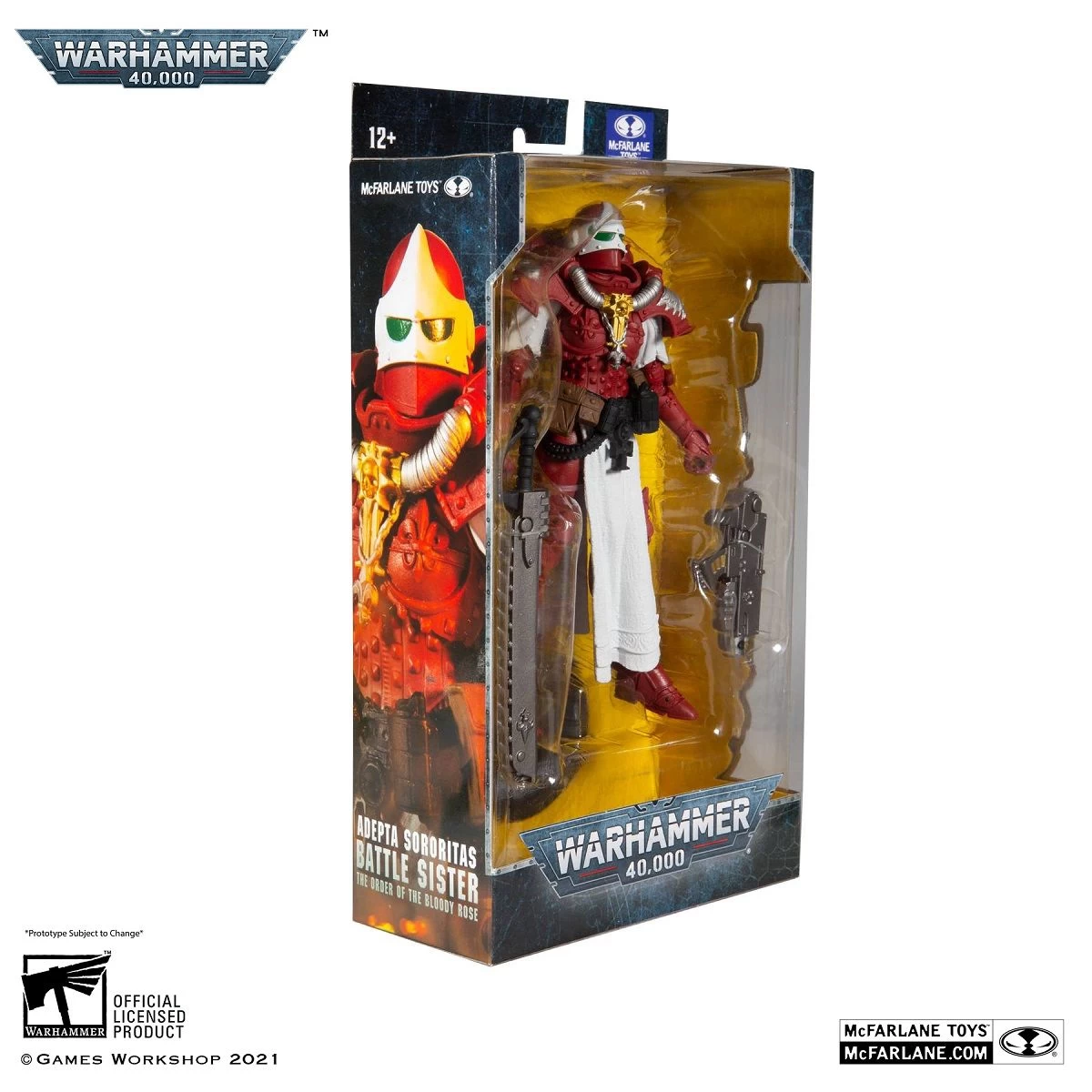 Warhammer 40k - Adepta Sororitas Battle Sister Red Figur 11 Warhammer 40k - Adepta Sororitas Battle Sister Red Figur – Bild 9