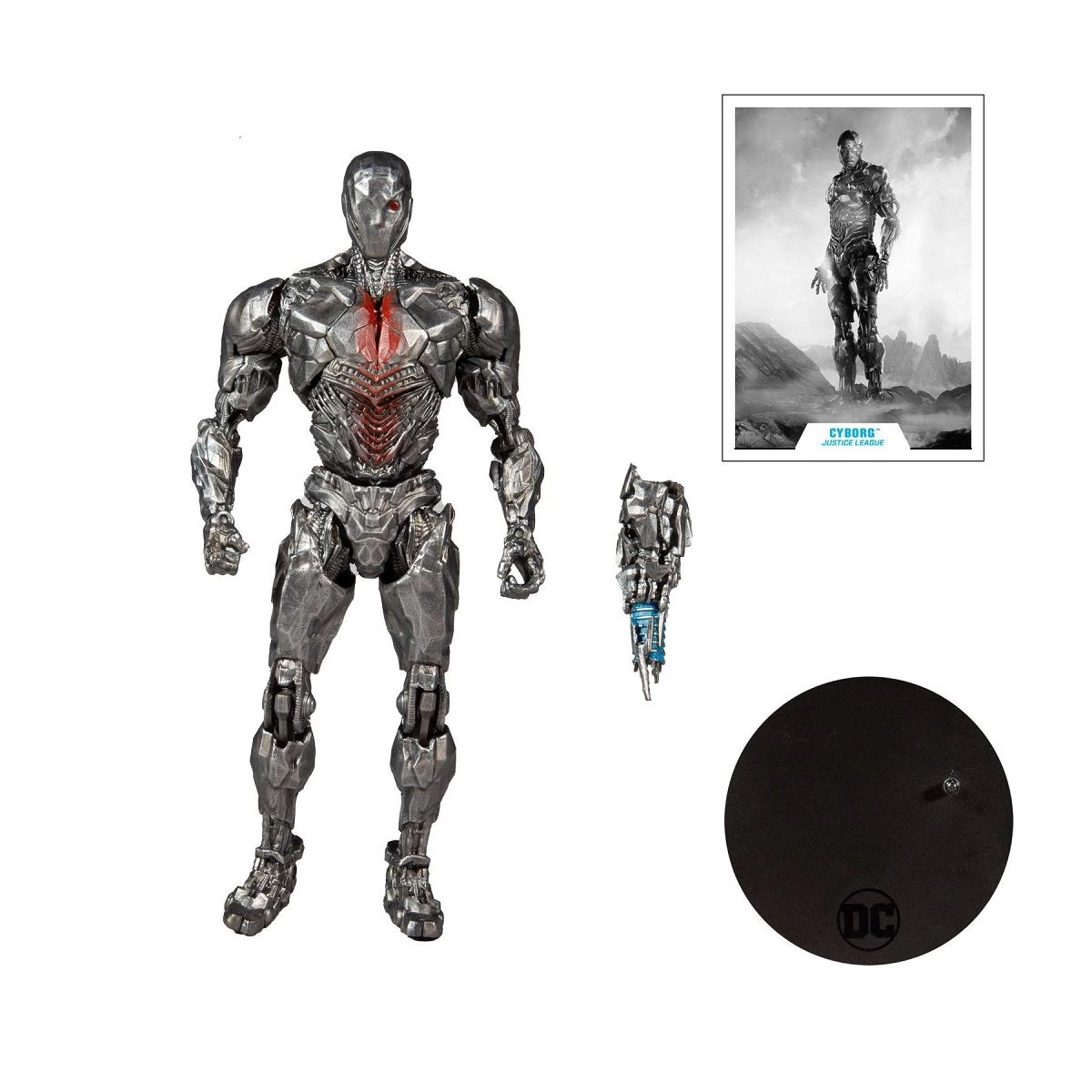 DC Justice League Movie - Cyborg (Helmet) - Actionfigur 4 DC Justice League Movie - Cyborg (Helmet) - Actionfigur – Bild 2