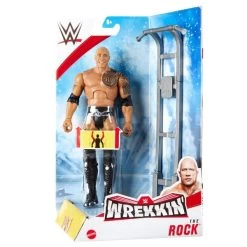 MATTEL WWE Wrekkin - The Rock Actionfigur -Puppenladen 194037 5