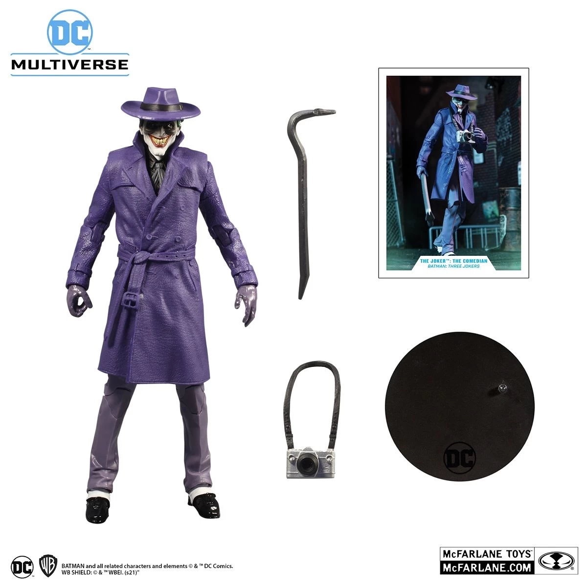 DC Multiverse - The Joker (The Comedian) Actionfigur 3 DC Multiverse - The Joker (The Comedian) Actionfigur