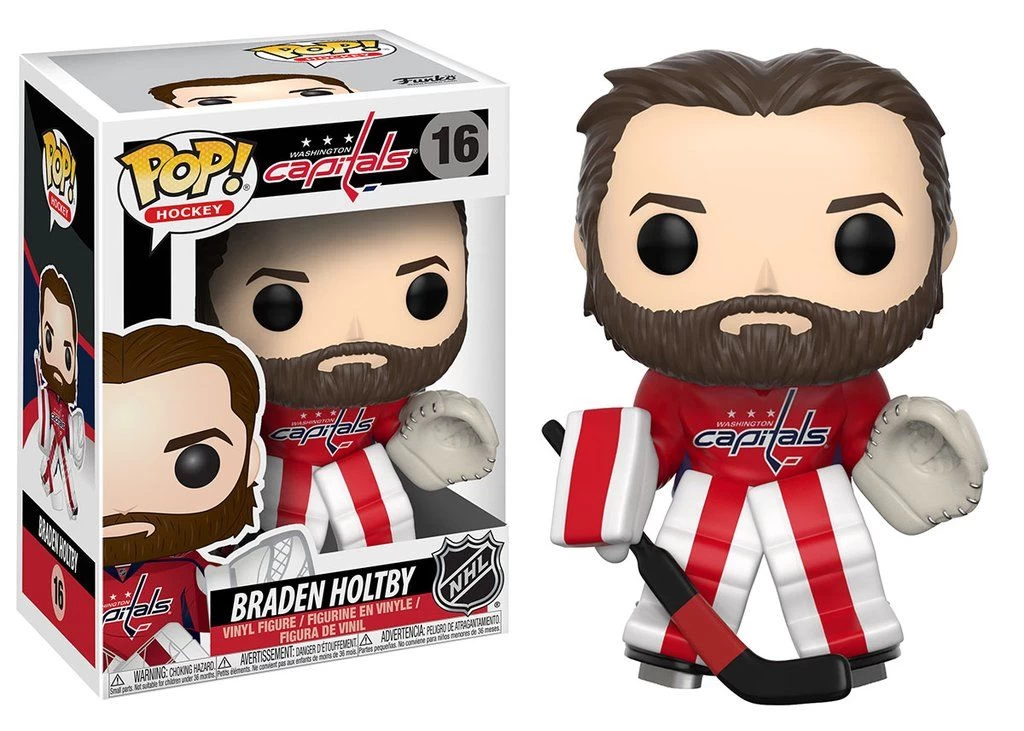 FUNKO POP! NHL - Braden Holtby - Washington Capitals - Home Figur 3 FUNKO POP! NHL - Braden Holtby - Washington Capitals - Home Figur
