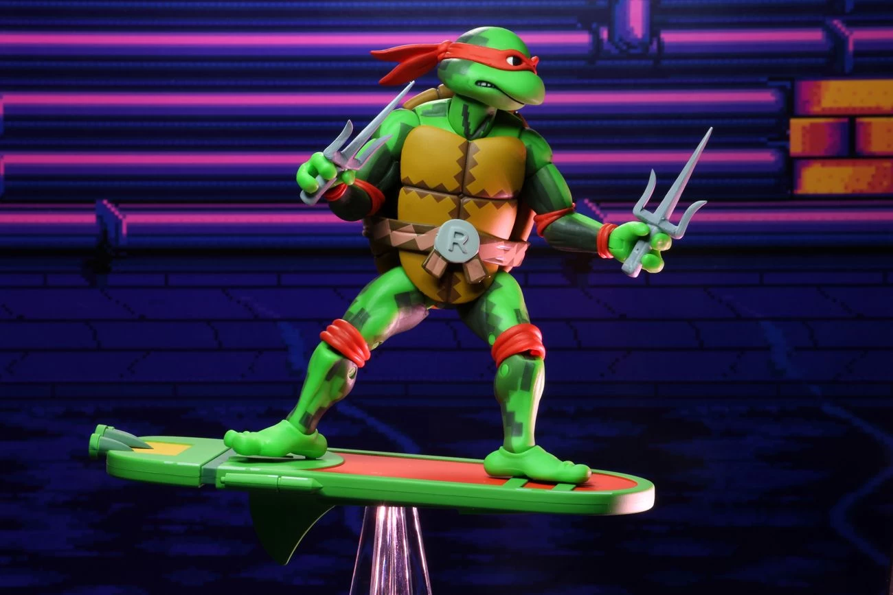 NECA Teenage Mutant Ninja Turtles (1990 Video-Game) - Raphael Actionfigur 4 NECA Teenage Mutant Ninja Turtles (1990 Video-Game) - Raphael Actionfigur – Bild 2