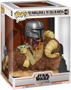 FUNKO POP! Star Wars Figur - The Mandalorian & The Child On Bantha -Puppenladen 61krivym2vl. ac sl1000