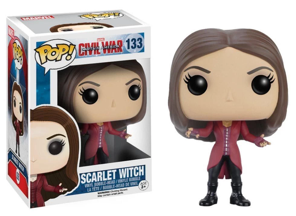 FUNKO POP! - Captain America Civil War - Scarlet Witch Figur 3 FUNKO POP! - Captain America Civil War - Scarlet Witch Figur