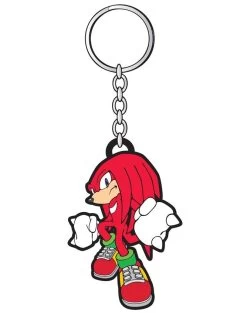 Diverse Sonic The Hedgehog - Knuckles Rubber Keychain