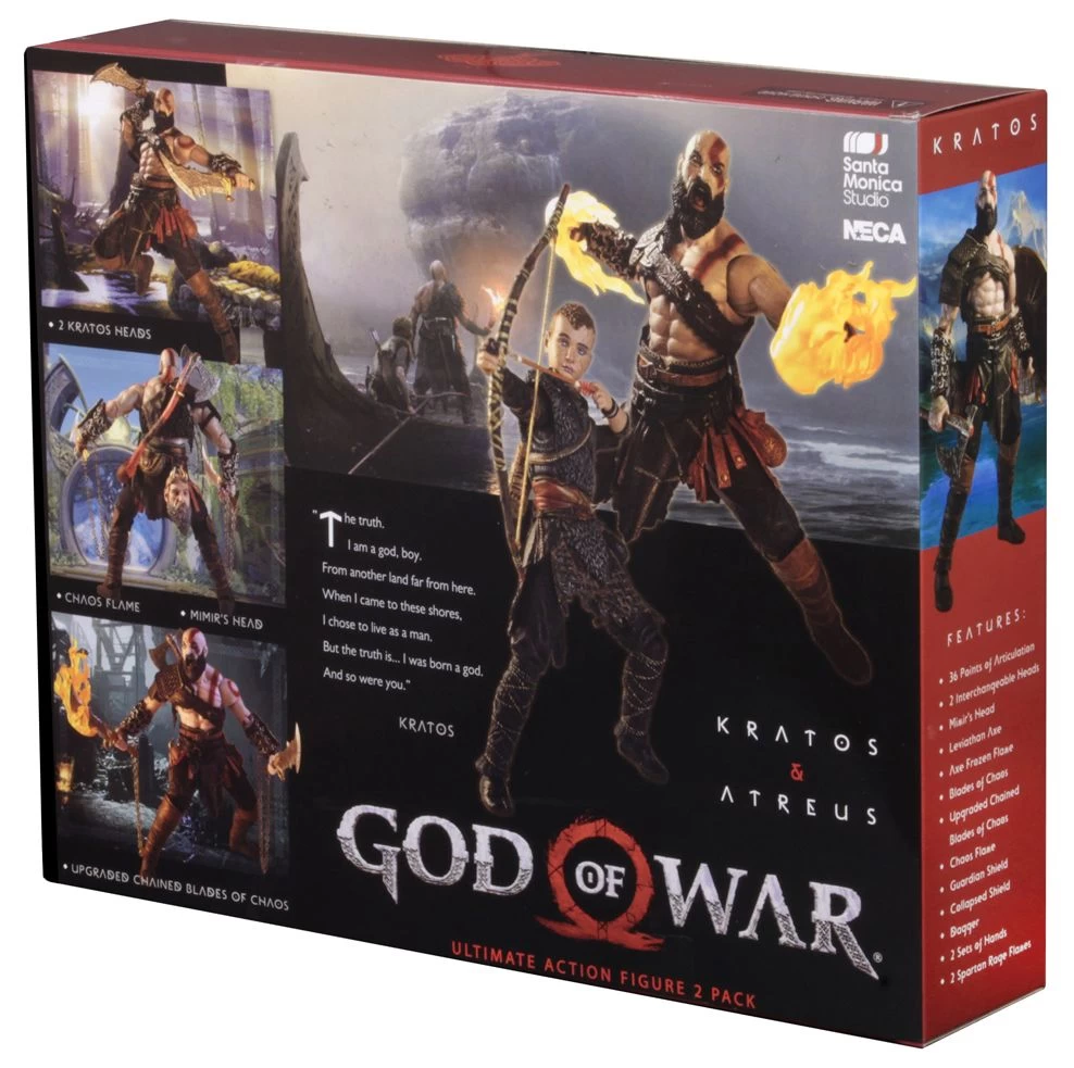 NECA God Of War (2018) - Ultimate Kratos & Atreus 2er Figuren Set 5 NECA God Of War (2018) - Ultimate Kratos & Atreus 2er Figuren Set – Bild 3