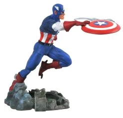 Diamond Select Captain America - Marvel Gallery Statue -Puppenladen diamond select toys marvel captain america 10 in pvc statues 1