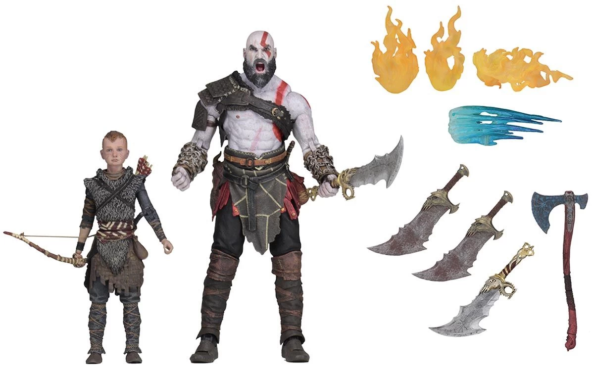 NECA God Of War (2018) - Ultimate Kratos & Atreus 2er Figuren Set 3 NECA God Of War (2018) - Ultimate Kratos & Atreus 2er Figuren Set