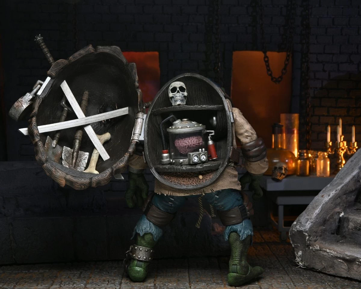 NECA Universal Monsters X TMNT - Ultimate Leonardo Als The Hunchback Figur 5 NECA Universal Monsters X TMNT - Ultimate Leonardo Als The Hunchback Figur – Bild 3